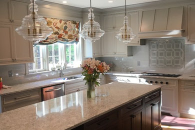 Example of a transitional kitchen design in Bridgeport