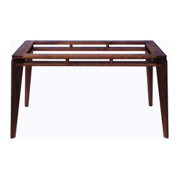 Walnut and Marble Dining Table - Dining Tables