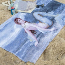 Washed Ashore Mermaid Beach Towel - Beach Towels