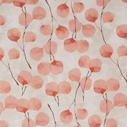 Honesty Persimmon Roman blind, curtain and cushion fabric - Curtains