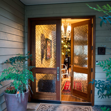 Entry door panels