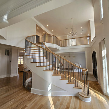 Project #116 | Elegant Curved Staircase