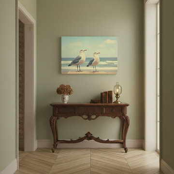 Coastal Companions Vintage Style Wall Art