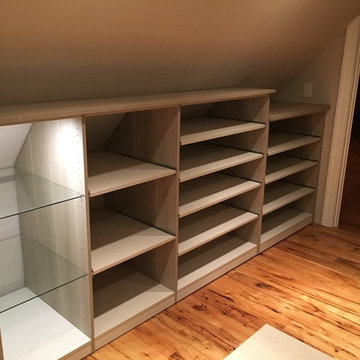 Attic Turned Walk-In