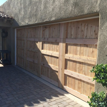 Wood Garage Doors Desert Highlands Scottsdale, Az