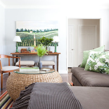Transitional Living Room