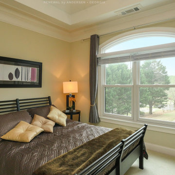 New White Windows in Beautiful Bedroom - Renewal by Andersen Georgia