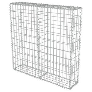 vidaXL Gabion Basket 33.5"x11.8"x78.7" Retaining Wall Gardens Edging Cage 