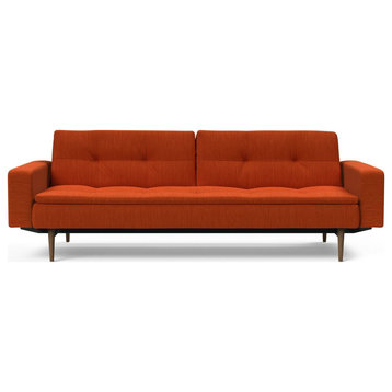 Dublexo Styletto Sofa Bed With Arms - Elegance Paprika