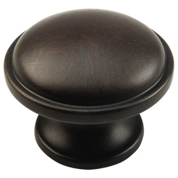 Cosmas 6239ORB Oil Rubbed Bronze Cabinet Round Knob, 1-3/8" Diameter