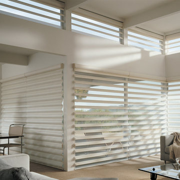 Transom Window Solutions for Glare-Hunter Douglas Pirouette