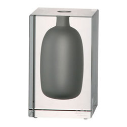 Rosenthal - Rosenthal Block Glas Clear Vase 6.25" Tall - Vases