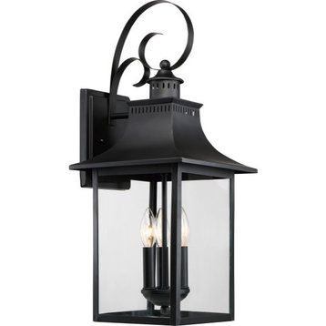Quoizel CCR8410K Chancellor 3 Light Outdoor Lantern - Mystic Black