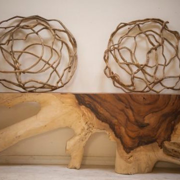 Custom Acacia Wood Work