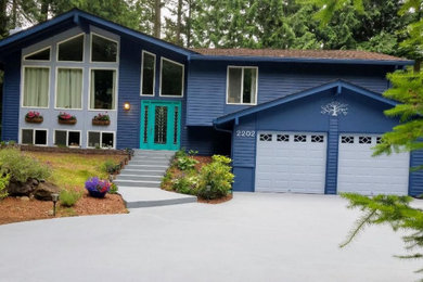 Example of a trendy exterior home design in Seattle