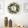 24" Christmas Joy Greenery Holiday Artificial Wreath