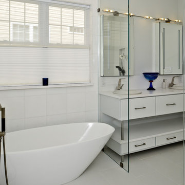 Undeniably a Spa Feeling in a Stunning Master Bathroom Remodel in Haymarket VA
