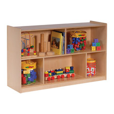 Mobile Toy Storage Cabinet, 38"W, Single, 32"w, Single