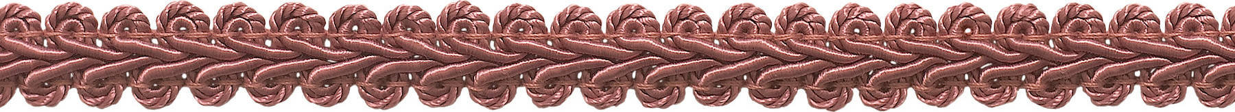 DecoPro 1.27 cm Cranberry Basic Trim francese Gimp treccia, Style
