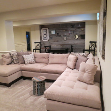 Rustic Basement Remodel