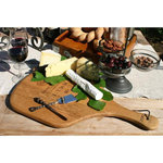 Elk Home - Elk Home TRAY006 WB Wine Cask - 13.5 Inch Cheese Board - Family Collection Table Top / Kitchen.
