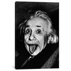 "Albert Einstein, Sticking His Tongue Out" Wrapped Canvas Print, 60x40x1.5