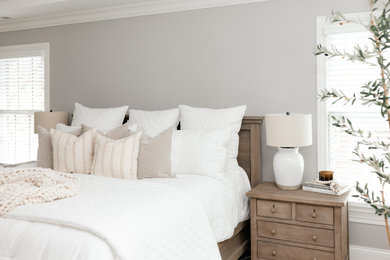 Inspiration for a transitional bedroom remodel in Chicago