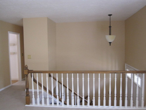 Any ideas for how to update this circa 70s split level living room?
