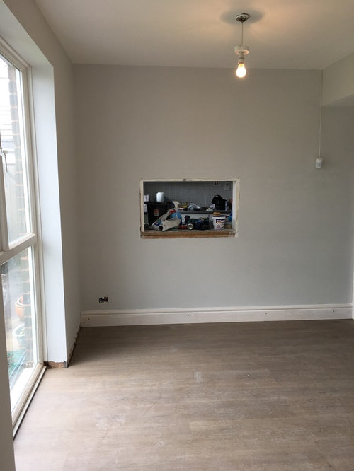 Paint Has Gone From Grey To Blue A Very Light Dove Grey Paint Done On The Wall And Yesterday We Had This Floor Put In Looks Blue Now Please Can Anybody Suggest