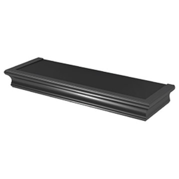 Hillman® 515605 High & Mighty™ Beveled Floating Shelf, Black, 18"