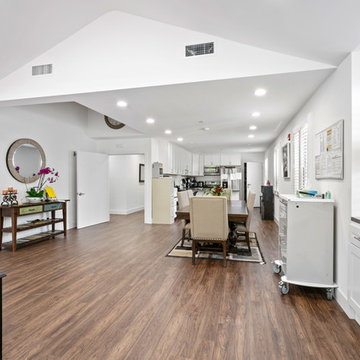 Open Living and Dining Area with Vaulted Ceiling | Novato
