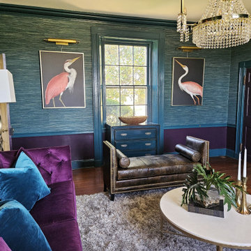 Tropical, Victorian, Gothic, Living Room- Waterford, VA
