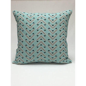 Triangle Aqua Pillow
