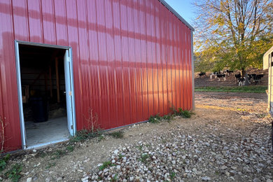 POLE SHED / NEW SERVICE
