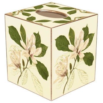 TB367-Magnolias Tissue Box Cover