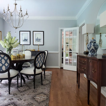 Updated Colonial Inspired Dining Room- Clifton, VA