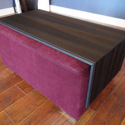 Ottoman with Serving Tray - Footstools And Ottomans