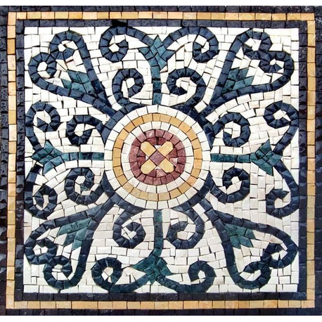 Natural Stone Square, Barika, 16"x16"