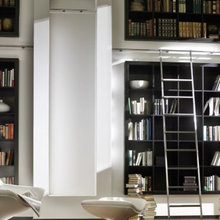 bookcases and ladders