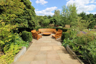 Inspiration for a traditional patio in Surrey.