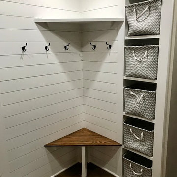 Closet removal and drop zone install