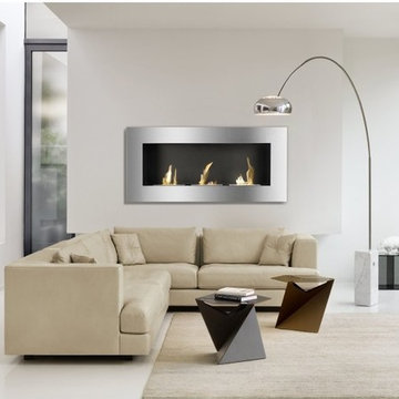 Optimum Recessed Wall Mounted Ethanol Fireplace