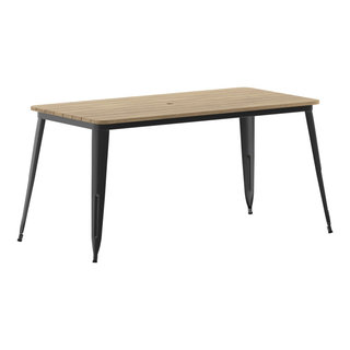 30x60 BR/BK Dining Table - Transitional - Dining Tables - by PARMA HOME | Houzz