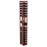 Wine Racks America - 2 Column Display Row Wine Cellar Kit, Pine, Cherry/Satin Fini - Make your best vintage the focal point of your wine cellar. High-reveal display rows create a more intimate setting for avid collectors wine cellars. Our wine cellar kits are constructed to industry-leading standards. You'll be satisfied. We guarantee it.
