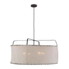 ED Ellen DeGeneres Dunne 4-Light Pendant EP1114AI, Aged Iron