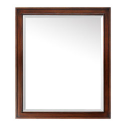 Avanity - Avanity Brentwood Mirror, New Walnut Finish, 30" - Bathroom Mirrors