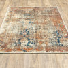 Parham Distressed Traditional Beige and Multi Area Rug, 9'10"x12'10"