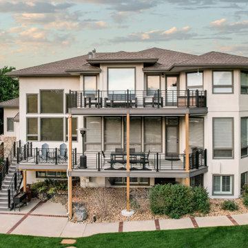 Elegant Multi-Level Patio Deck and Patio Cover in Niwot