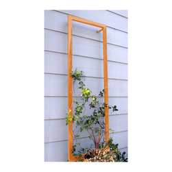 TerraTrellis - Ina Outdoor Wall Trellis, Kumquat - Pergolas