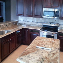 Sienna Bordeaux Granite Countertops - Products